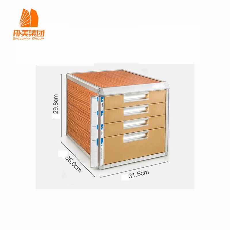 Modern Waterproof Home Furniture 4 Lateral Steel Drawing Office File Cabinet