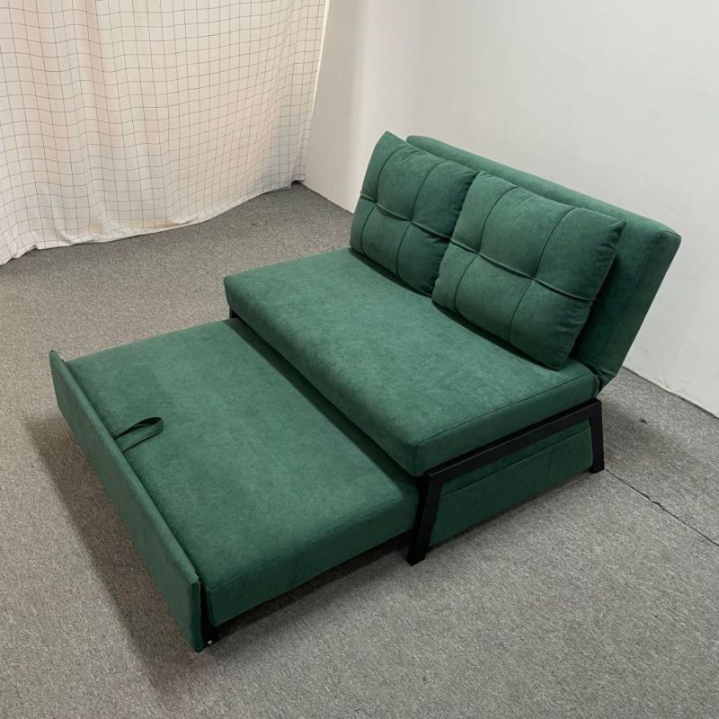 Green Technology Velvet Small Family Sofabed