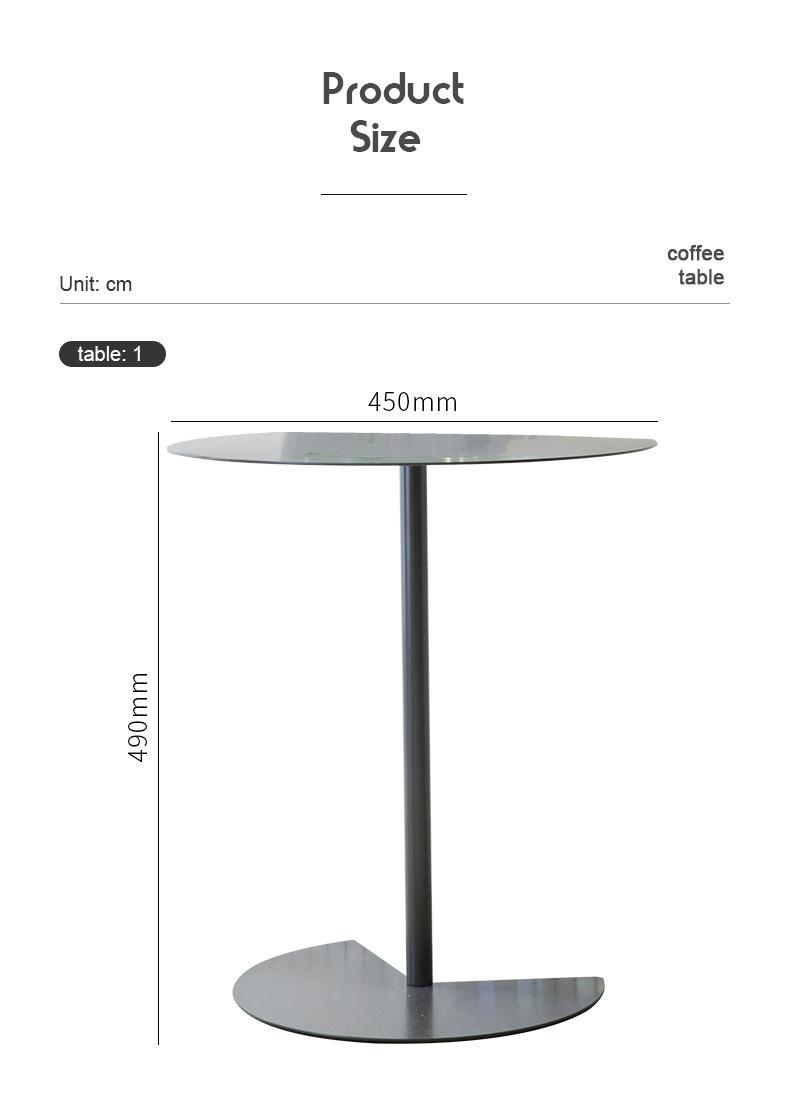 Industrial Unique Design Cheap Power Coated Iron Frame Console Cofffee Table