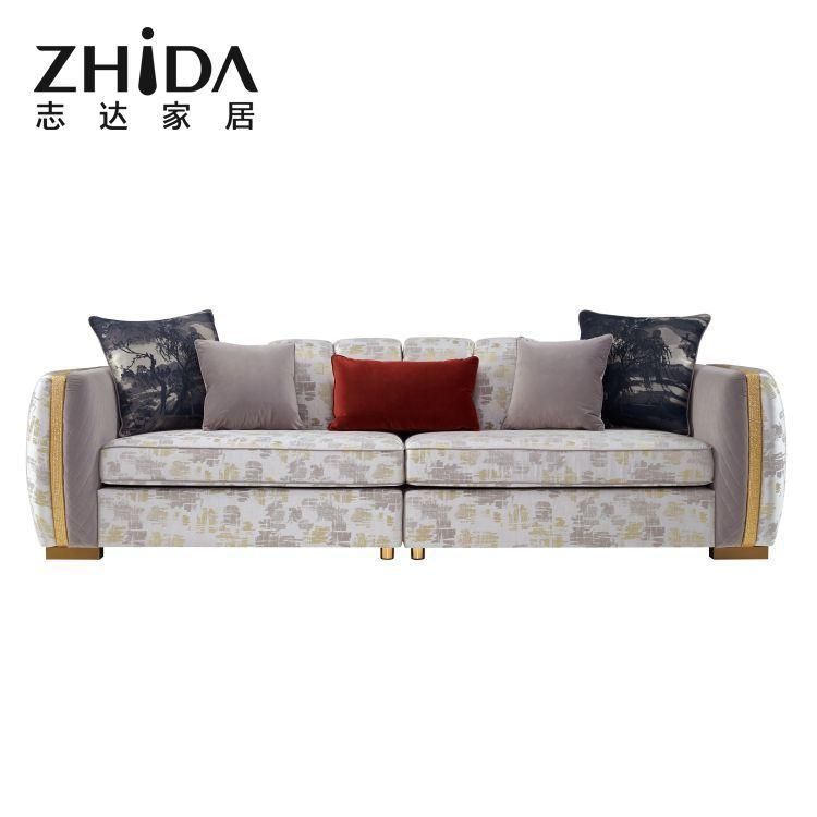 Hot Sale 3+2+1 European New Modern Classic Sofa with Comfort Seaters Special Functional Backrest Comfort Sofa Couch Foshan Sofa Mnaufacturer