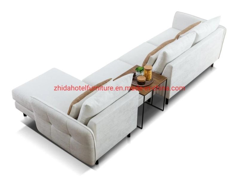 Fabric Modern Living Room Furniture Chinese Home Reception Restaurant Sofa