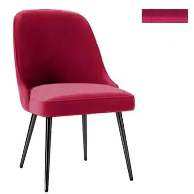 Bedroom Furniture Italian Design Modern Pink Soft Luxury Upholstered Fabric Living Room Chair