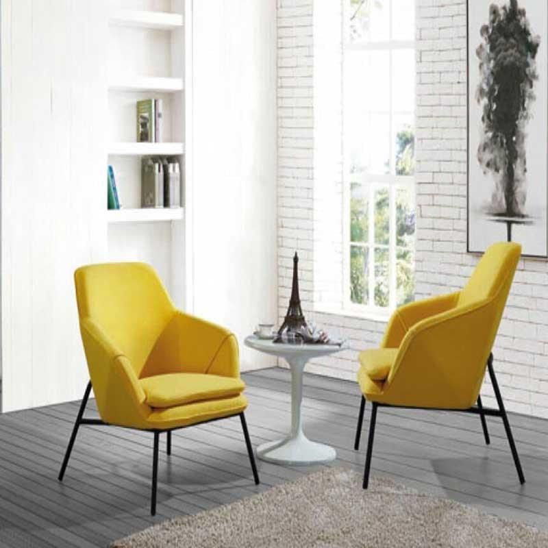 (SZ-LC1421) Leisure Chair Lounge Yellow Chair with Footrest Office Head Chair