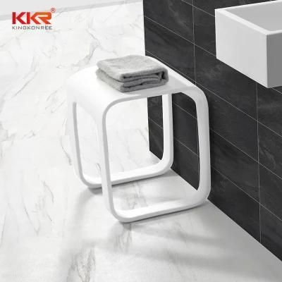 Heavy Duty Durable and Sturdy Solid Surface Vanity Stool