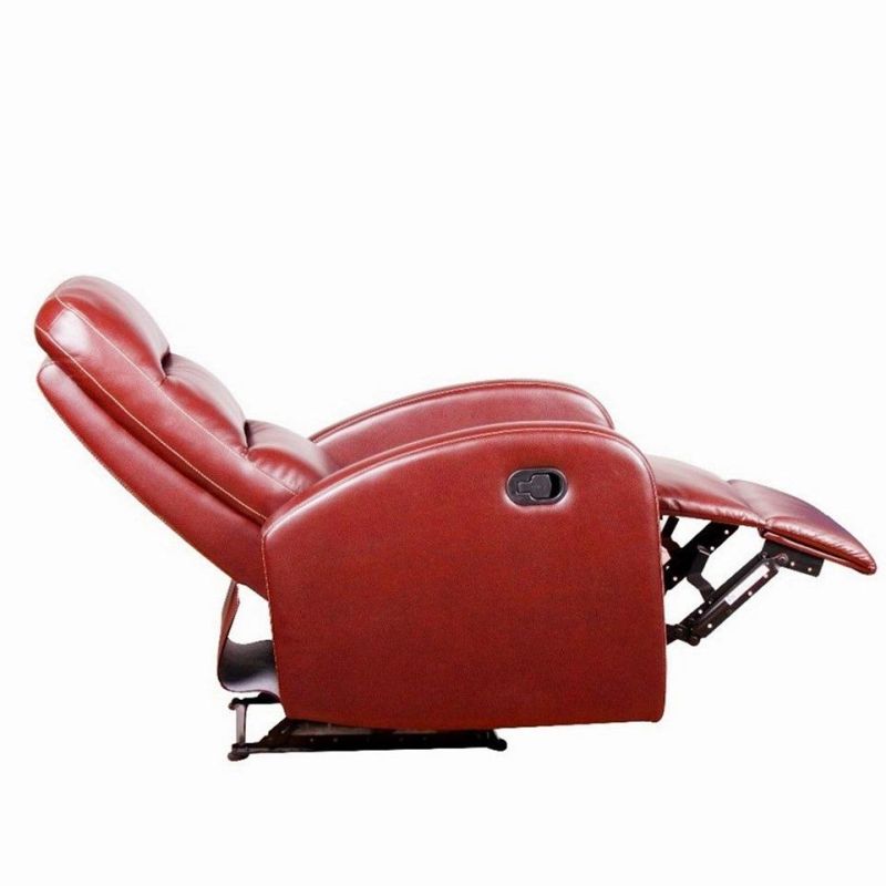 Jky Furniture Modern Design Space Saving Leather Manual Recliner Chair with Massage Function