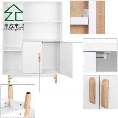 White MDF Faced Melamine with Two Doors