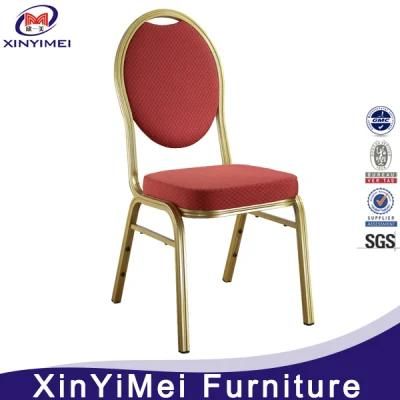 Promotional Cheap Hotel Restaurant Banquet Dining Metal Aluminum Iron Steel Chair (XYM-L187)