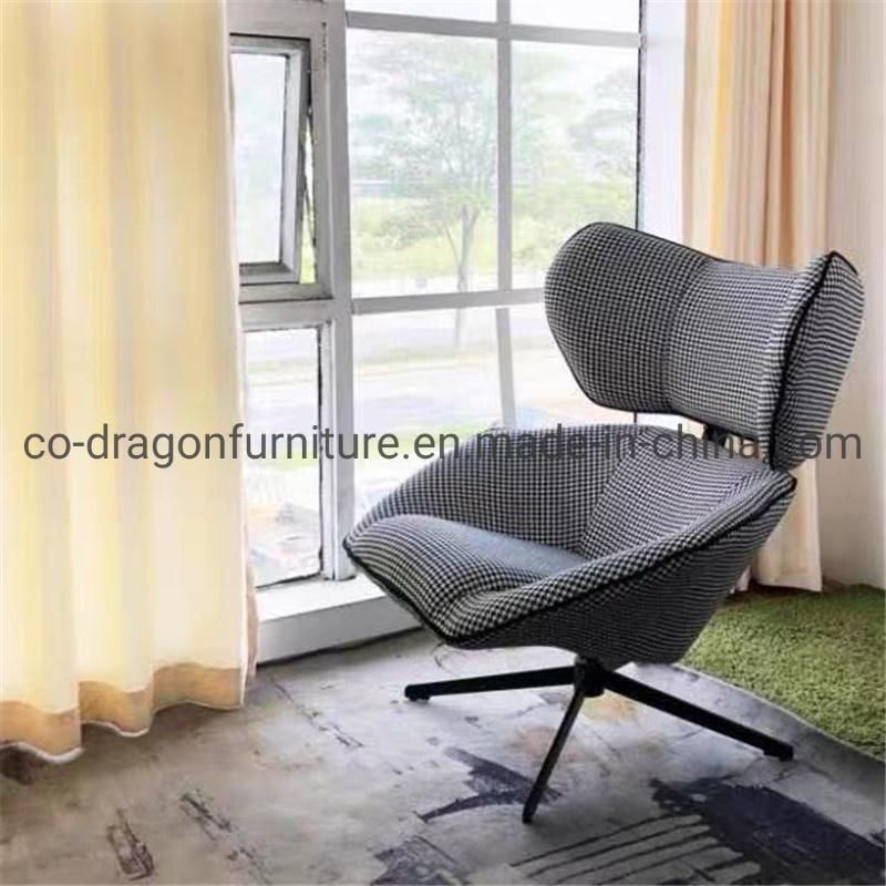 Modern Home Furniture High Back Swivel Leisure Chair with Fabric