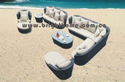 PE Rattan Aluminum Frame Garden Furniture