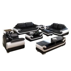 Design Leather Sofa Modern Fabric 1+2+3 Sofa Set Sofa Furniture