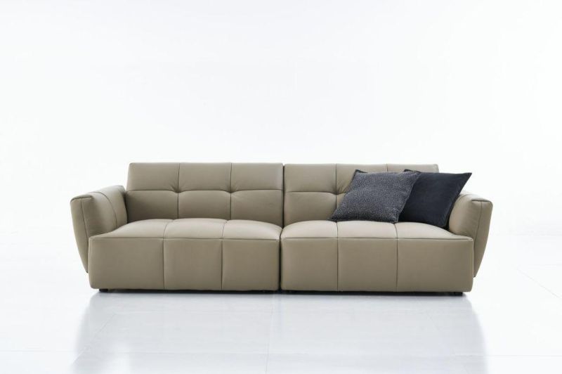 PF95 4 Seater Leather Sofa, Latest Design Sofas, Living Set in Home and Hotel Furniture Customization