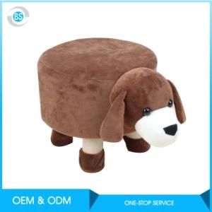 Hot Selling Modern Animal Shaped Storage Stool Ottoman for Kids