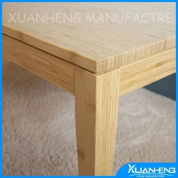 Natural Finishing Bamboo Tea Table for Living Room