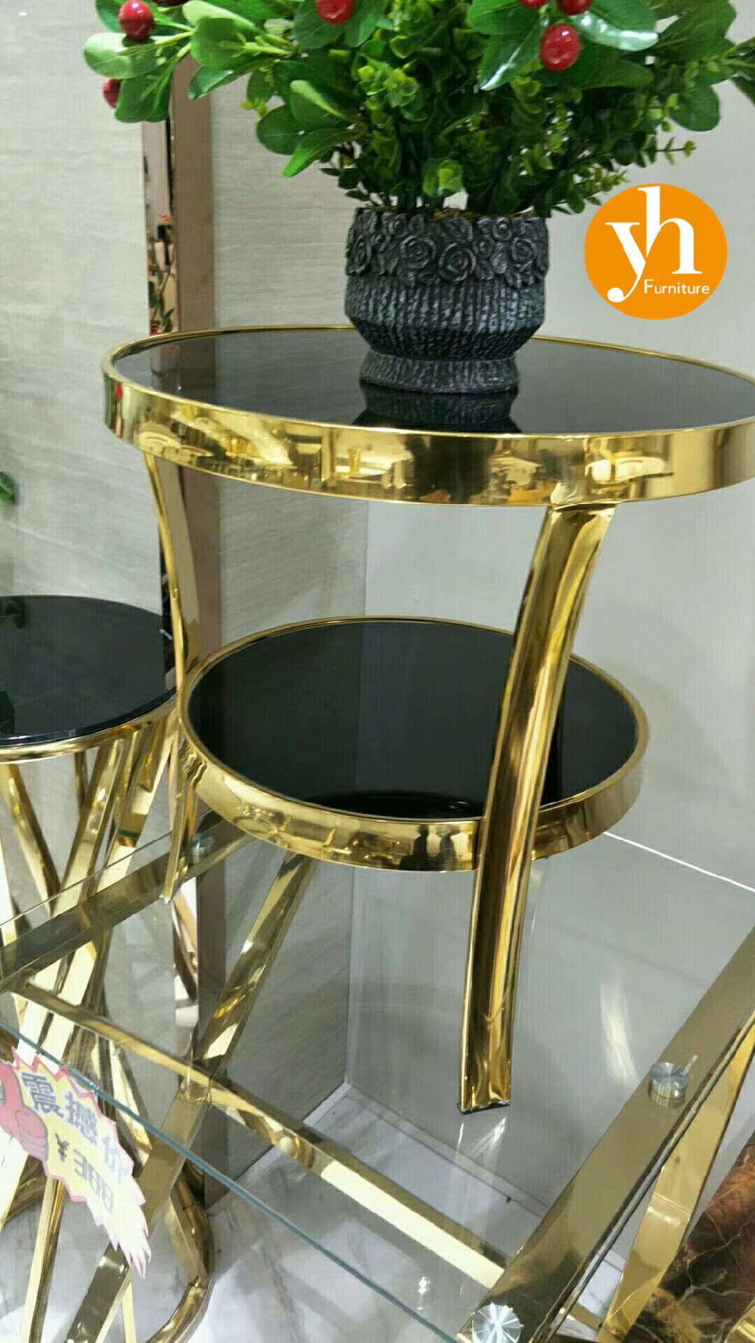 Italy Item Event Table Hot Selling Metal Coner Furniture Side Table for Sofa