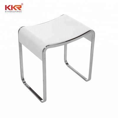 Kkr Solid Surface Chairs Stone Shower Stool Bathroom Chair