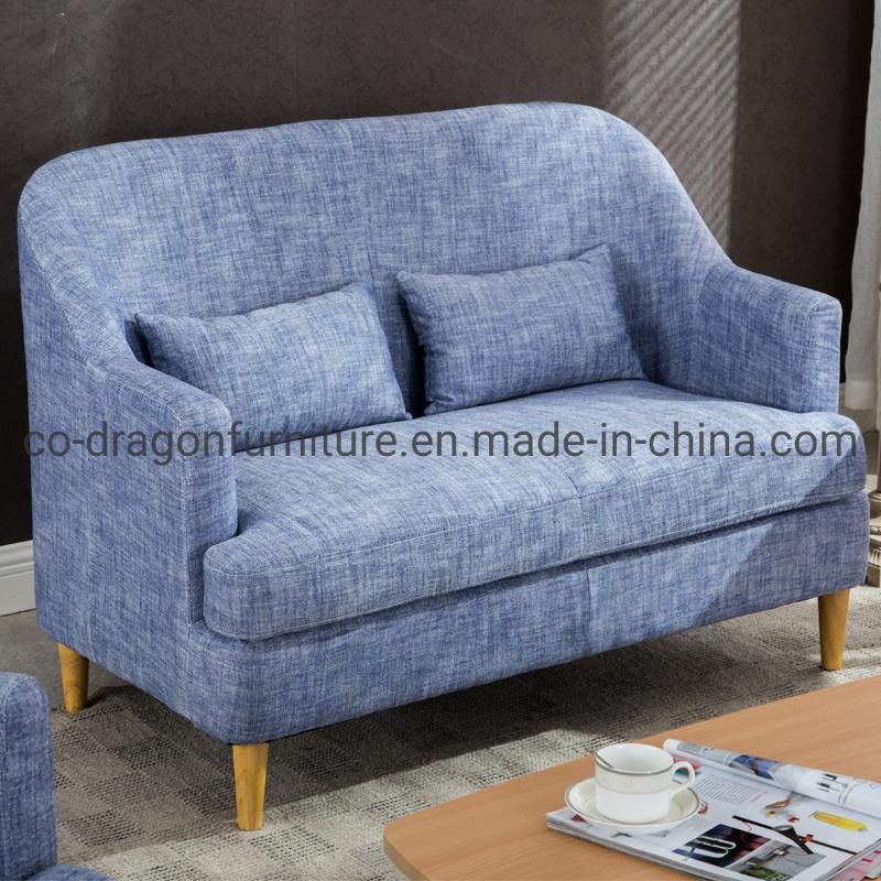 European Design Wooden Legs Fabric Sofa Chair for Home Furniture