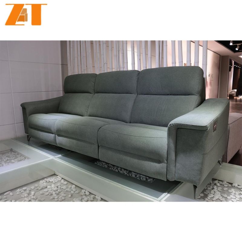 Wholesale Modern Home Furniture Green Fabric Sofa Fleece Sofa