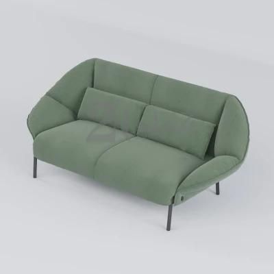 High Backrest Sofa Home Furniture Modern Comfortable Living Room Bedroom Fabric Velvet Chair