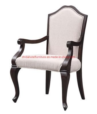 Restaurant Chinese Modern Style Hotel Door Leather Club Fabric Chair