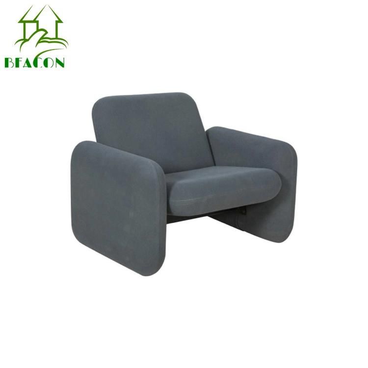 Fabric Velvet Colorful Livingroom Furniture Hot Sale Single Sofa