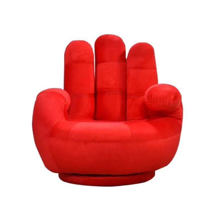 Leisure Design Armrest Nordic Living Room Furniture Velvet Hand Chair