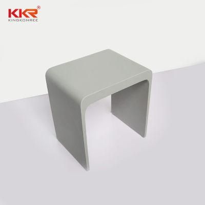 Shower Room Chair Solid Surface Stone Bathroom Stool