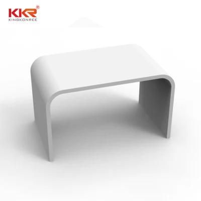 New Artificial Stone Acrylic Solid Surface Bathroom Shower Chair