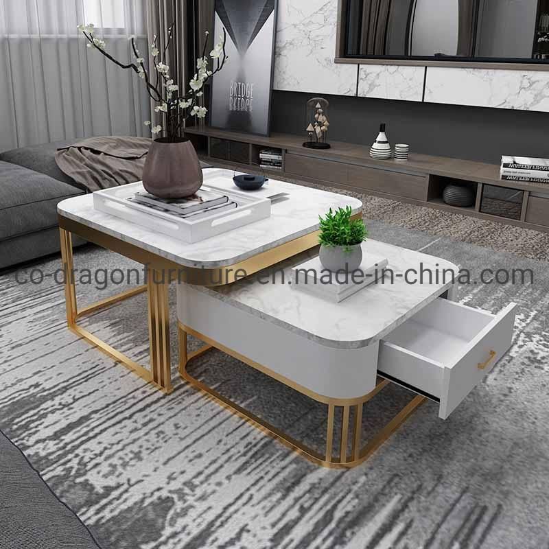 Fashion Hot Sale Square Metal Coffee Table for Home Furniture