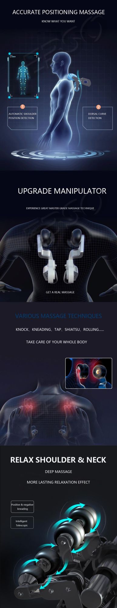 4D Massage Home Body Relax Other Massager Products Fujian Massage Supplies