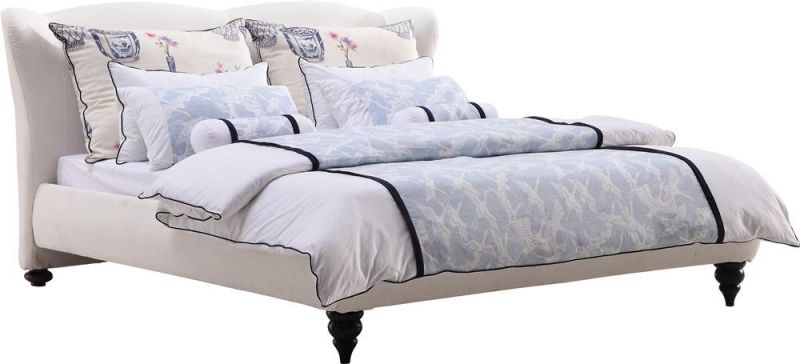 Zhida Furniture Modern Fashion Bedroom Furniture/Fabric Bed