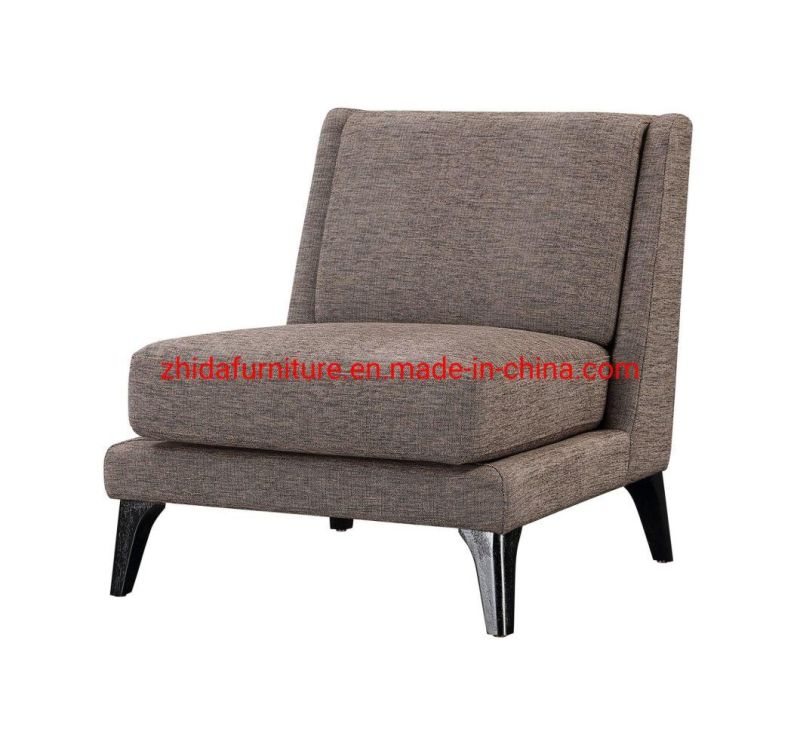 Foshan Factory Made Modern Fabric Recliner Chair Without Armrest