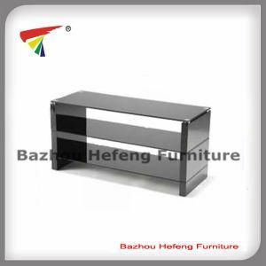 MDF TV Cabinet Glass TV Stand Table Furniture (TV039)