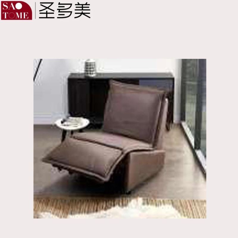 Anti-Fouling Tech Fabric Armrestless Retractable Functional Sofa