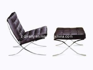 Italian Style Home Sofa Leather Leisure Sofa Set (D-9-1 &amp; D-9-2)