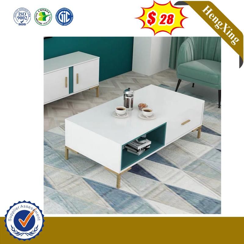 Fashion Furniture Elegant White Coffee Desk with Economic Living Room Furniture (Hx-8nr0960)