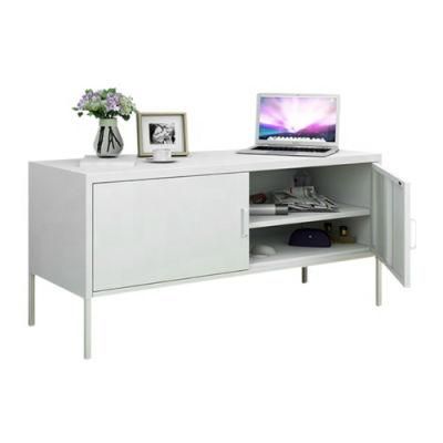 Simple Living Room Furniture 46-Inch Modern Metal TV Stand