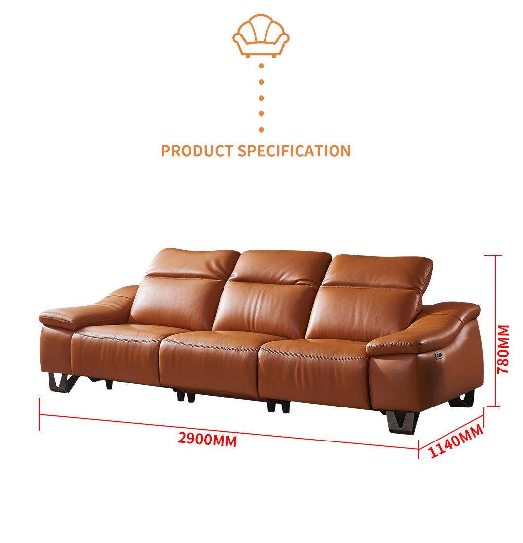 Living Room Furniture Hot Sale Functional Sectional Recliner Sofa