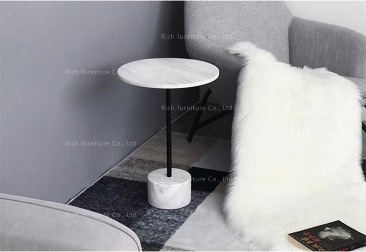 Modern European Home Living Room Marble Base Furniture Coffee Table