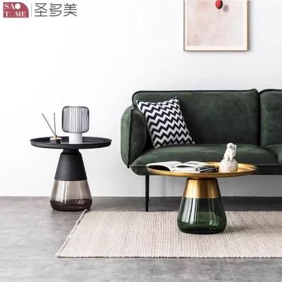 Beautiful Home Furniture Round Glass Coffee Table