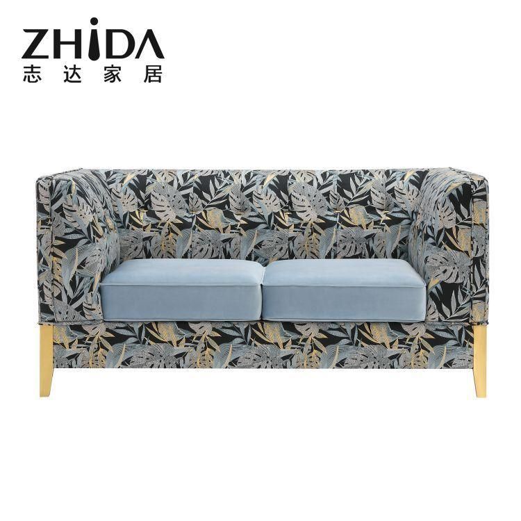 Feature Fabric Luxury Three Seater Sofa Spacious Sofa Designs for MID