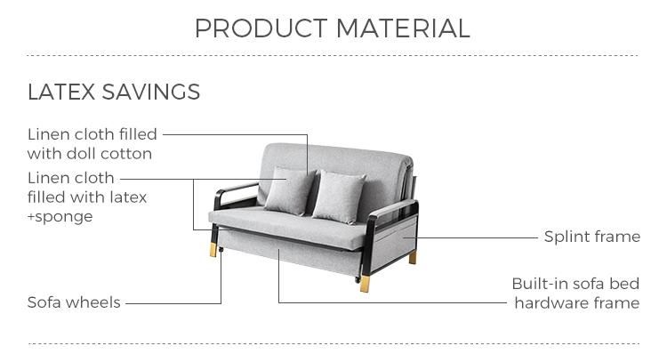 Linsy Living Room Hotel Simple Modern Sofa Bed Furniture Ls182sf3