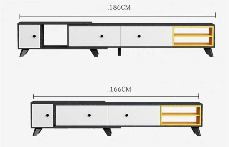 Environmental Living Room Coffee Table TV Unit Modern Furniture Grey TV Stand