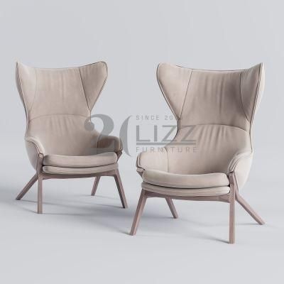 Kids Adults Living Room Floor Sofa Modern European Home Bedroom Leisure Fabric Wing Chair