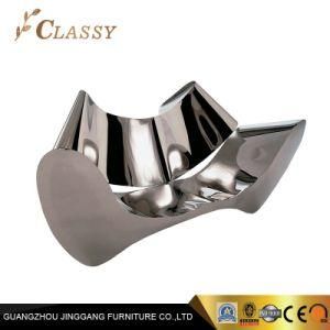 New Modern Luxury Stainless Steel Love Seat Sofa Stool Furniture