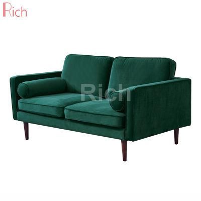 Contemporary Fabric Velvet Modern Home Living Room Furniture European Size Sofa Couch