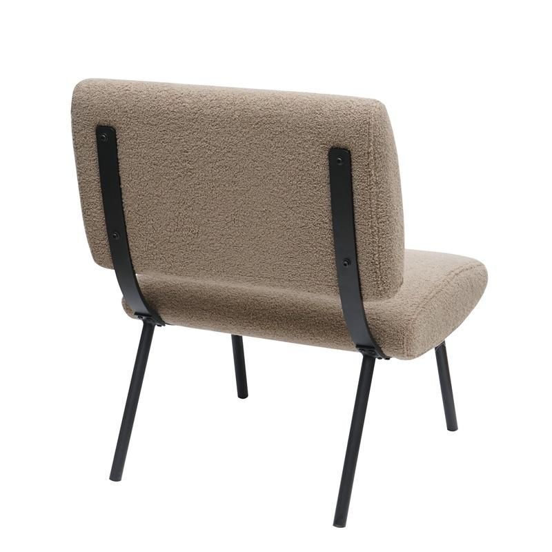 Nordic Lounge Armchair Art Discussion Living Room Wool Fabric Sofa Designer Leisure Chair