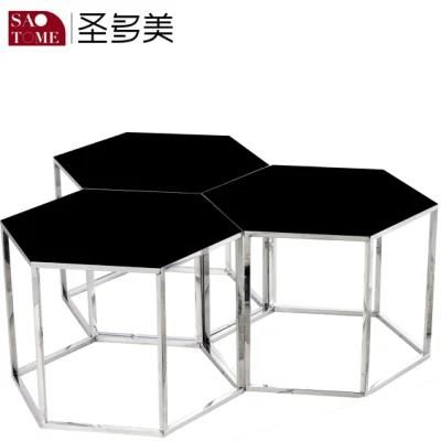 Modern Living Room Furniture Three End Tables of The Same Size Combination