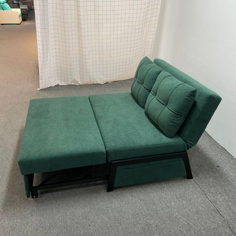 Green Technology Velvet Small Family Sofabed