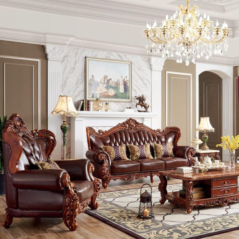 Living Room Furniture Leather Sofa From Foshan Sofa Furniture Factory