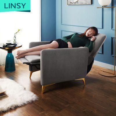 Linsy New European Sofa China Living Room Recliner Chair Dy26